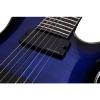 Schecter Blackjack Slim Line Series C-7 7-String Electric Guitar, See-Thru Blue Burst, with Active Pickups