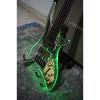 Starshine 5 strings fretless electric bass guitar acrylic body led light colorful ebony fingerboard (Colorful led)