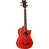 Ortega Guitars D-WALKER-RD Deep Series Extra Short Scale Acoustic Bass with Agathis Top and Body