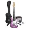 SX Ursa 2 PK RN MPP Purple Bass Guitar Package w/Amp and Video Instruction