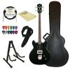 Guild Starfire Bass Guitar with Case &amp; ChromaCast accessories, Black