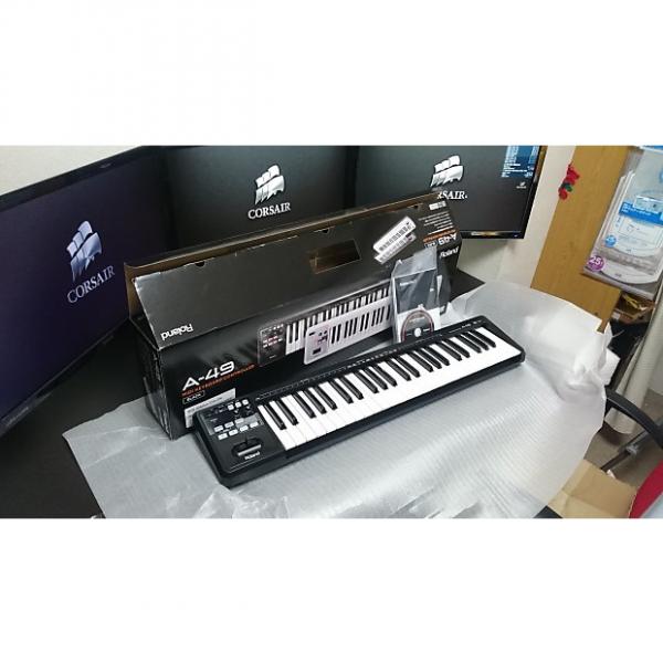 Custom Roland A49 MIDI Controller Keyboard Black