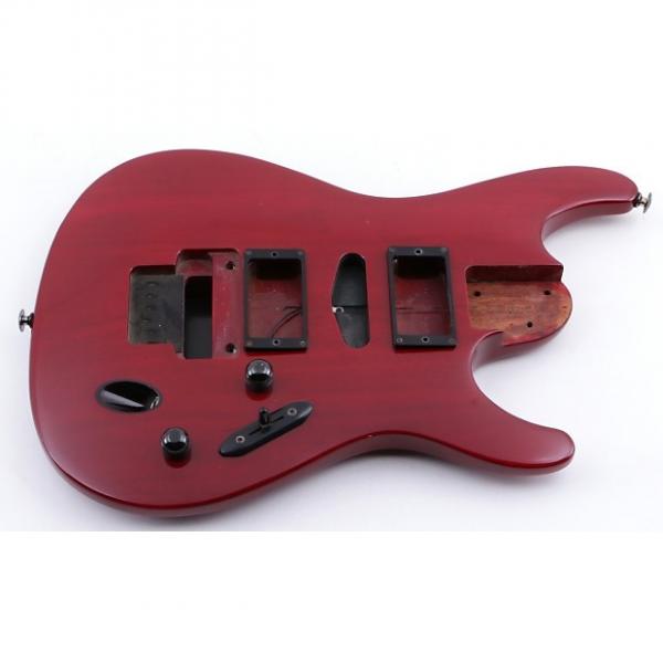 Custom 1994 Ibanez Japan S470 Transparent Red Mahogany Guitar Body BD-4745
