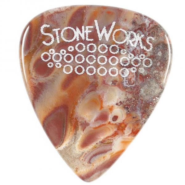 Custom Serape Jasper - Stone Guitar Pick