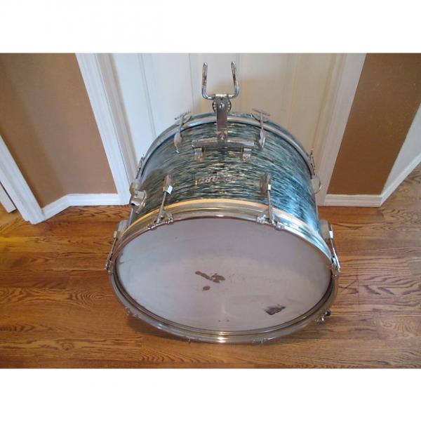 Custom Pearl Vintage 22 Inch Bass Drum, 1960s, Blue Oyster, Japan Made Very Clean!