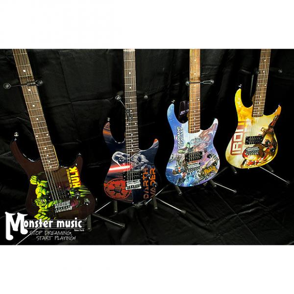 Custom Peavey Room full of Marvel Guitars 2016 - you get ALL FOUR guitars here.