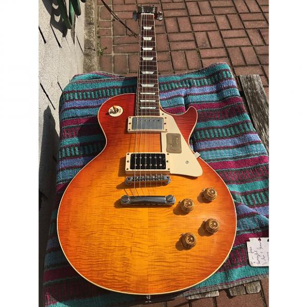 Custom Gibson 2016 Gibson 58 Les Paul Jimmy Page #1  2016 New Orange Sunset Fade