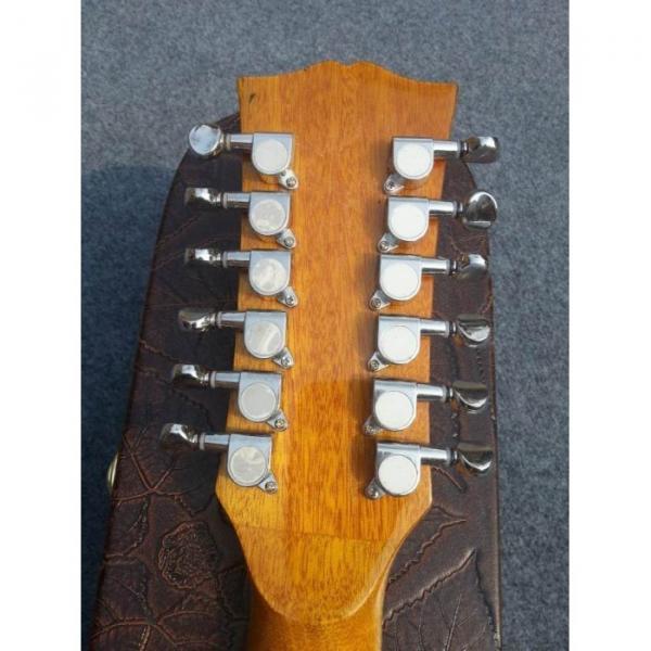 Custom J200 12 Strings Natural Acoustic Guitar