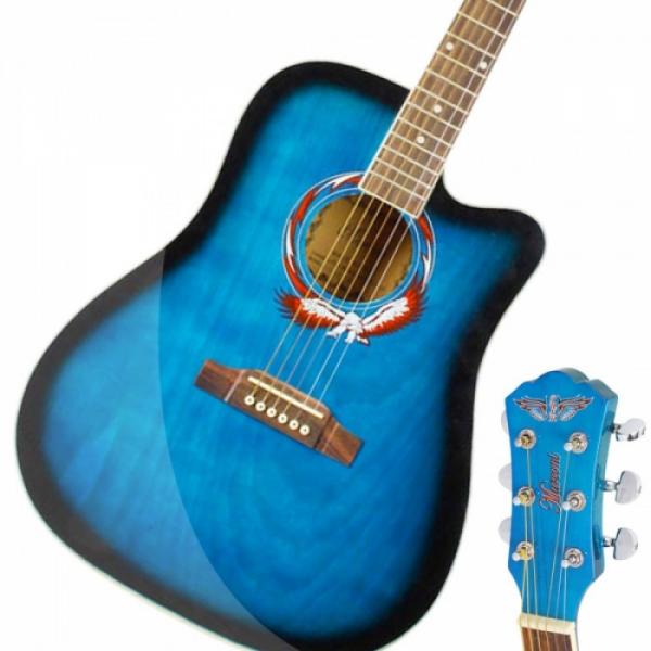Beginner acoustic guitar strings martin 41&quot; acoustic guitar martin Cutaway dreadnought acoustic guitar Folk martin strings acoustic Acoustic martin guitars Wooden Guitar Blue