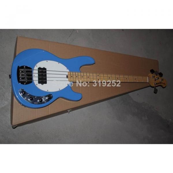 Custom StingRay MusicMan Blue 4 Strings Bass