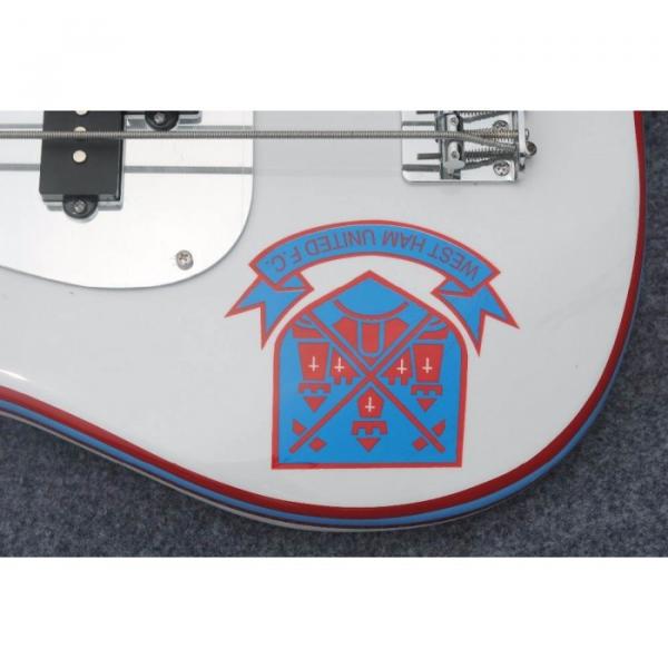 Custom Shop West Ham United White Precision Bass