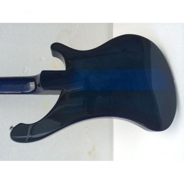 Custom Shop Rickenbacker Left Hand Blue 4003 Bass Fretless