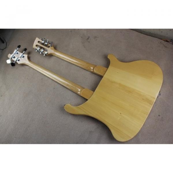 Custom Shop Geddy Lee Left Handed 4080 Double Neck Mapleglo Bass Guitar