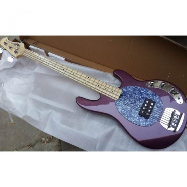 Custom Shop Ernie Ball Sting Ray 4 Strings Purple Bass