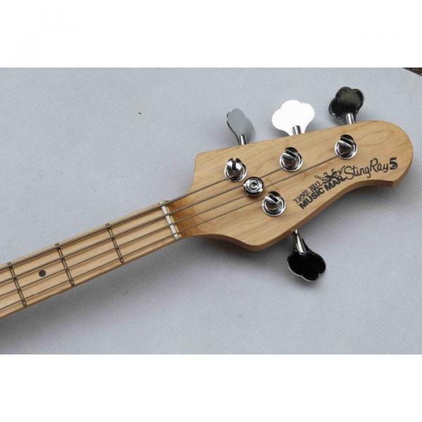 Custom Music Man Red 5 String Ernie Bass
