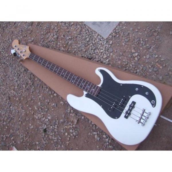 Custom Fender White Precision Bass