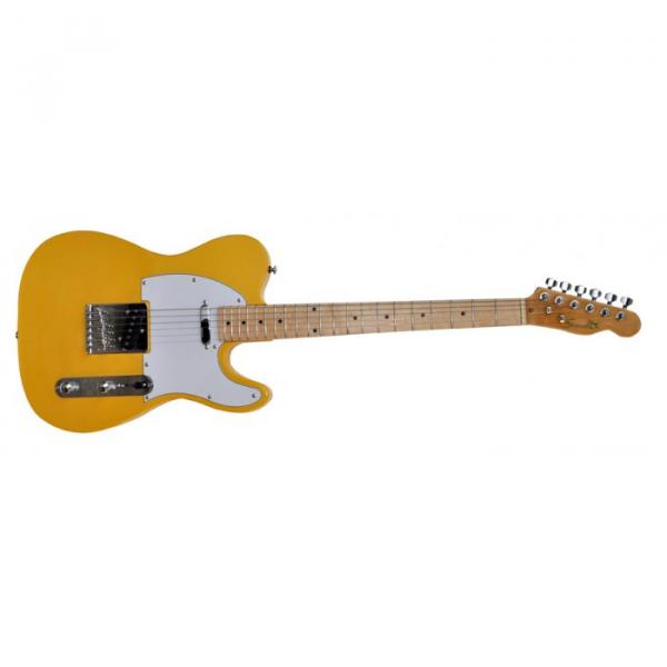 Super Yellow STL M11 Design Electric Guitar