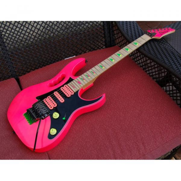 Project Custom Pink Ibanez Jem 6 String Electric Guitar