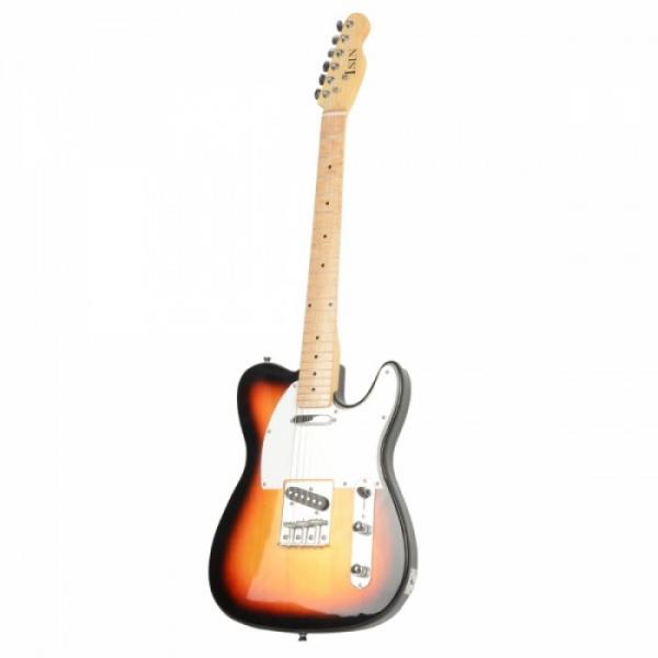 Professional Electric Guitar Sunset with Amplifier Bag Strap Tool Pick