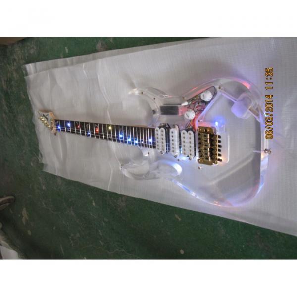 Ibanez Acrylic Plexiglass With Colored Lights Electric Guitar