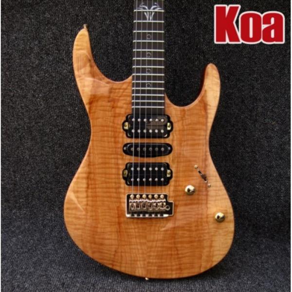 Custom Shop Suhr Koa 6 String Electric Guitar
