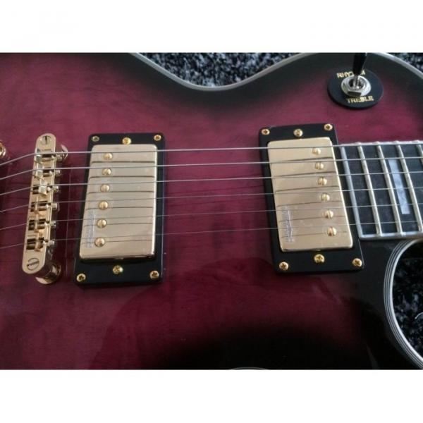 Custom Shop Purple Curly Maple Top Electric Guitar