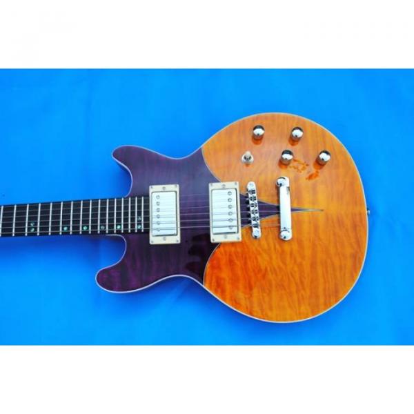 Custom Shop PRS Purple Yellow Tiger Maple Top Electric Guitar