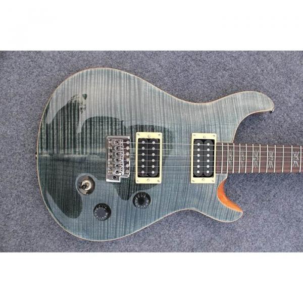 Custom Shop PRS Gray Flame Maple Top Electric Guitar