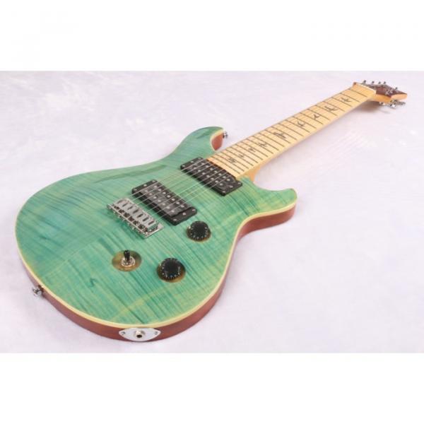 Custom Shop PRS 7 String Green Flame Maple Top Electric Guitar