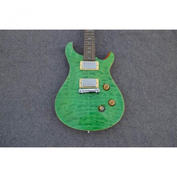 Custom Shop PRS 24 Quilted Maple Top Emerald Green Electric Guitar