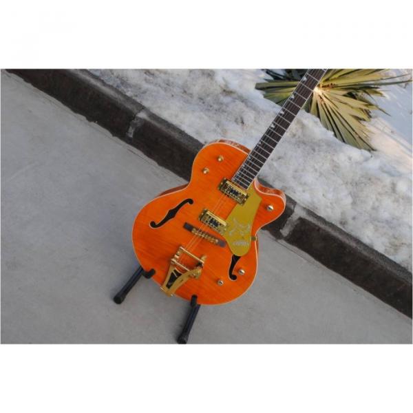Custom Shop Nashville Gretsch Orange Falcon Electric Guitar