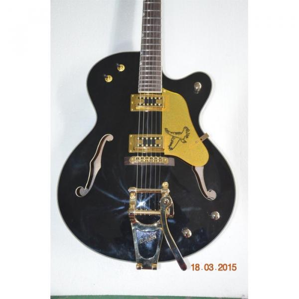 Custom Shop Nashville Falcon Black Electric Jazz Guitar