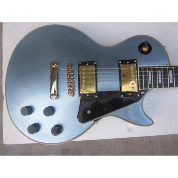 Custom Shop LP Pelham Blue Standard 6 String Electric Guitar