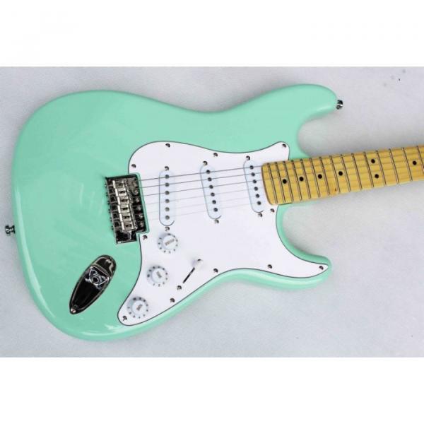 Custom Shop Jeff Beck Fender Green Cyan Single Wammy Bar Electric Guitar