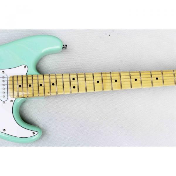 Custom Shop Jeff Beck Fender Green Cyan Single Wammy Bar Electric Guitar