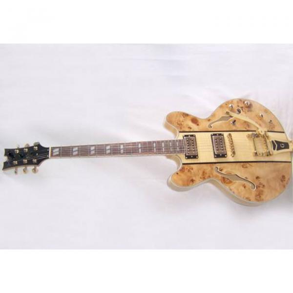 Custom Shop ES335 Spalted Natural Maple Veneer Electric Guitar