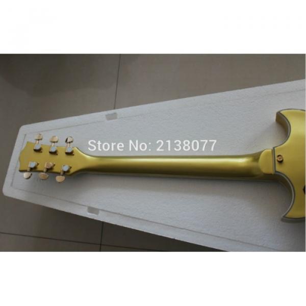 Custom Shop ES 335 Bigbys Gold LED Jazz Electric Guitar