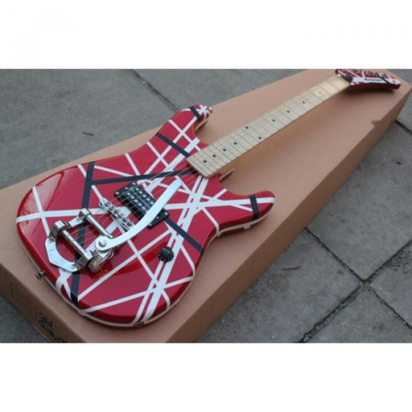 Custom Shop EVH Kramer Bigsby 5150 Black White Stripes Electric Guitar