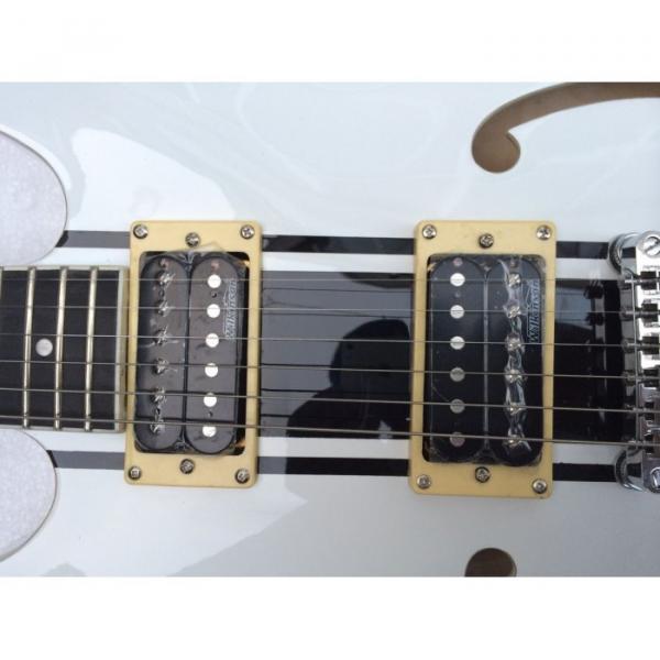 Custom Shop AVA Tom Delonge ES-333 White Electric Guitar