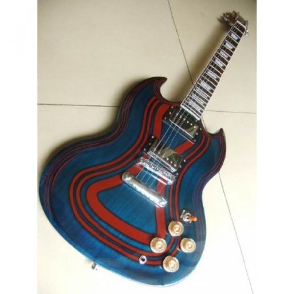 Custom SG Angus Young Zooy Suit Electric Guitar