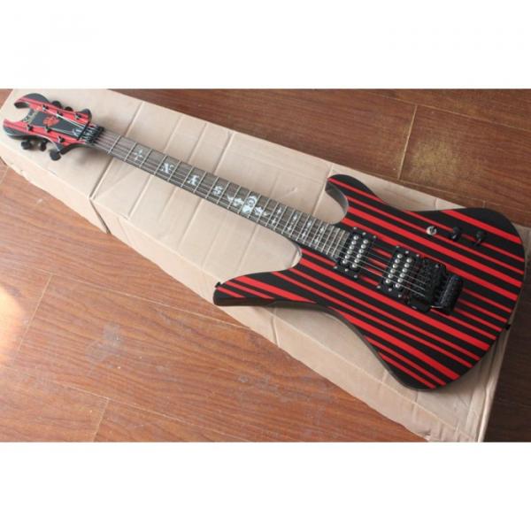 Custom Schecter Red Electric Guitar