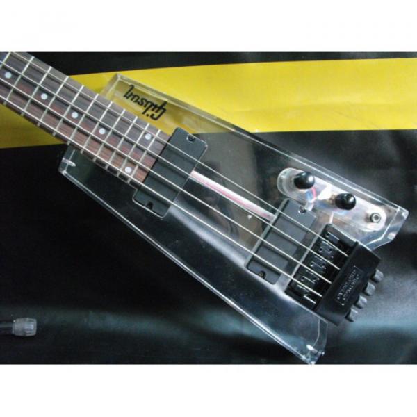 Custom Plexiglass Acrylic Transparent LP Headless Electric Guitar