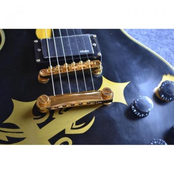 Custom Made ESP Iron Cross Black Electric guitar