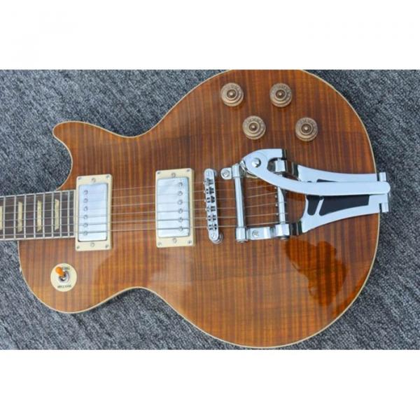 Custom Joe Perry Boneyard Electric Guitar Aged Tiger Bigsby Tremolo