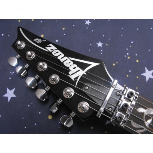Custom Ibanez Jet Black Jem7v Electric Guitar