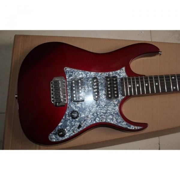 Custom Ibanez Burgundy Steve Vai Jem 7V Electric Guitar