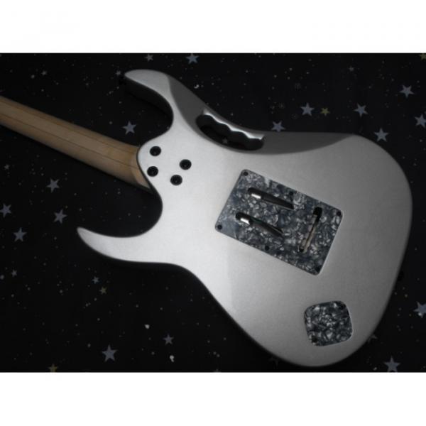 Custom Ibanez Silver Jem7v Electric Guitar
