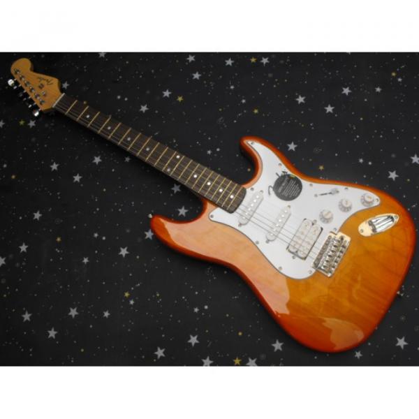 Custom Golden Fender Stratocaster Electric Guitar