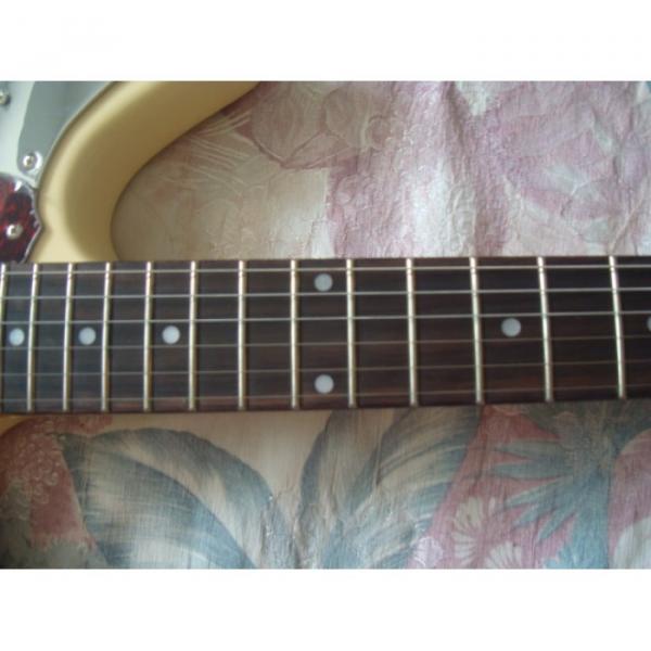 Custom Fender Cream Jaguar Electric Guitar