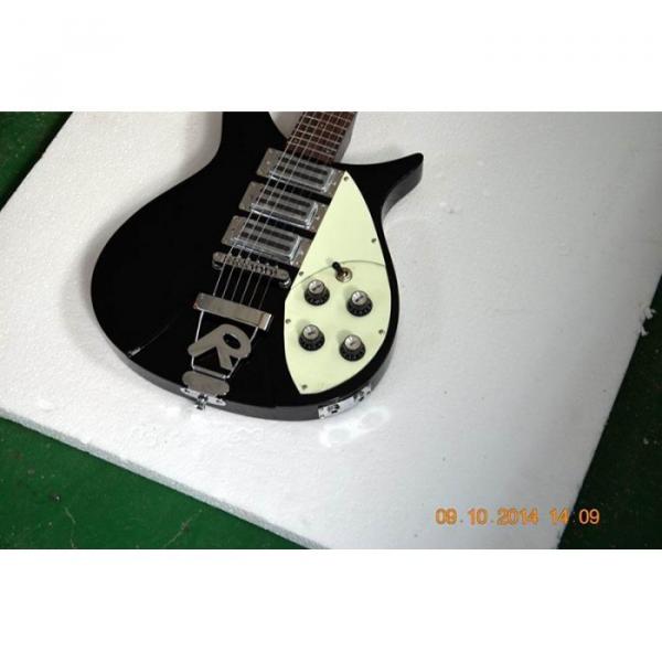 Custom Built Rick 330 Black Jetglo Electric Guitar